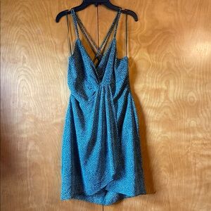 J.O.A Revolve Green Polka Dot Women's Dress. Size M